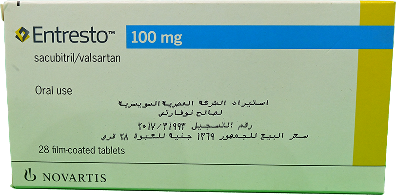 ENTRESTO 100 MG 28 TABLET