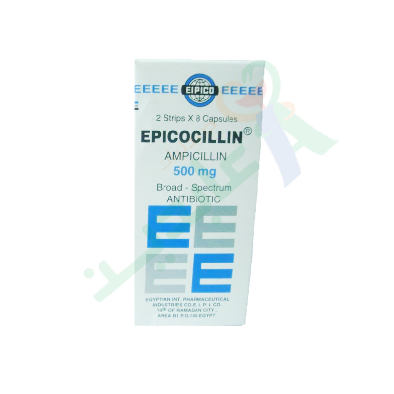 EPICOCILLIN  500 MG  16 CAPSULES