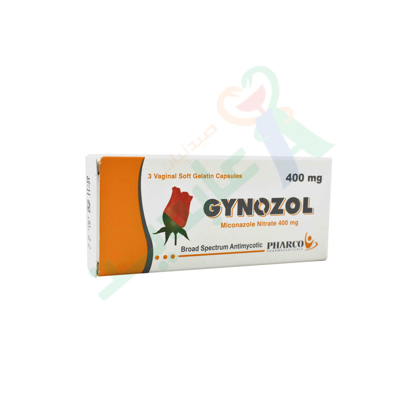 GYNOZOL 400 MG 3 VAGINAL SUPPOSITORIES