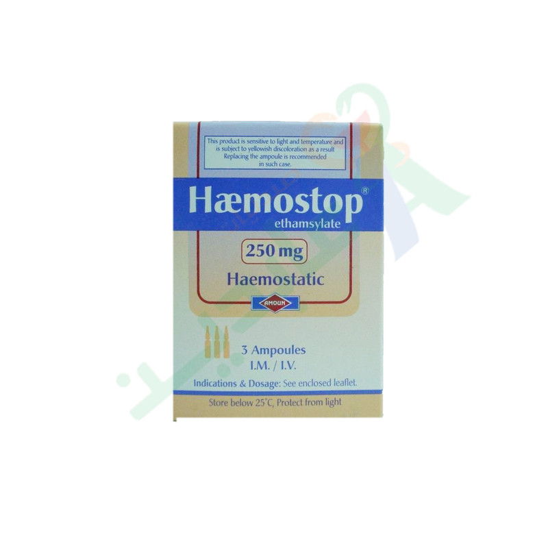 HAEMOSTOP 250 MG 3 AMPULES