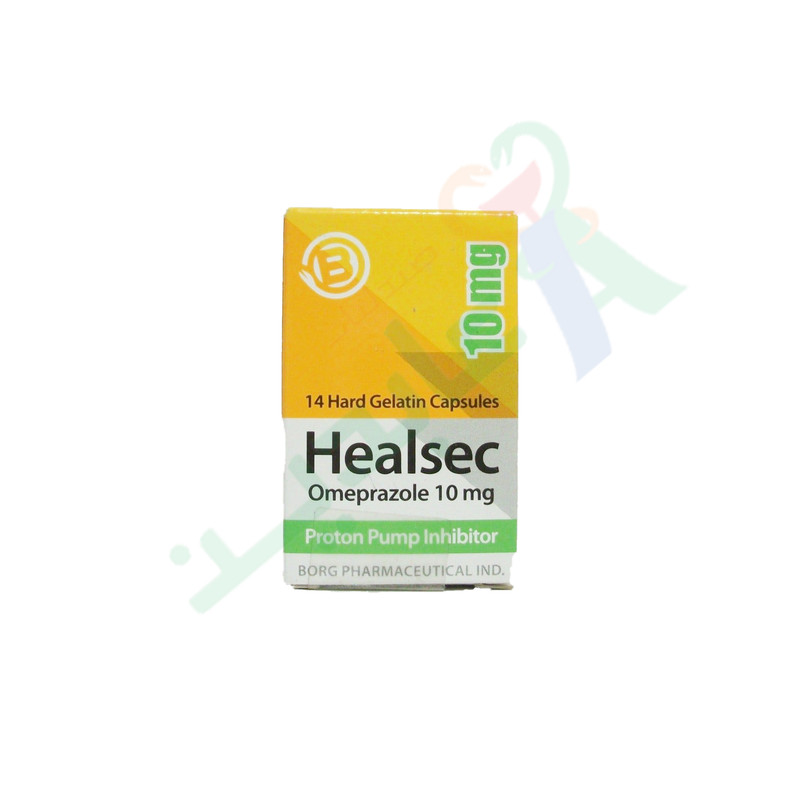 HEALSEC 10 MG 14 CAPSULES