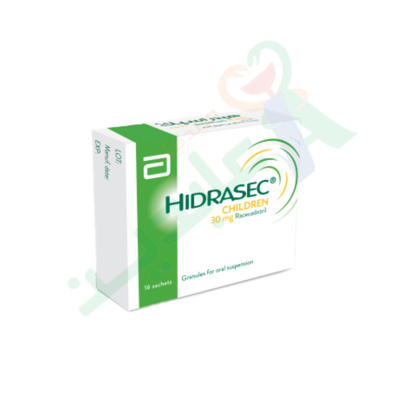 HIDRASEC 30 MG CHILDERN 16 SACHETS