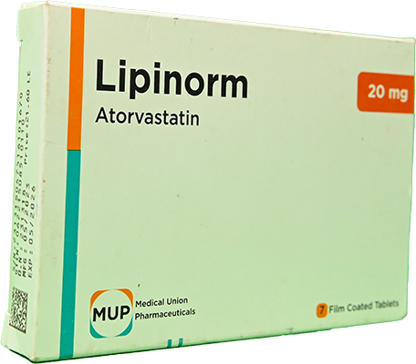 LIPINORM 20 MG 7 TABLET