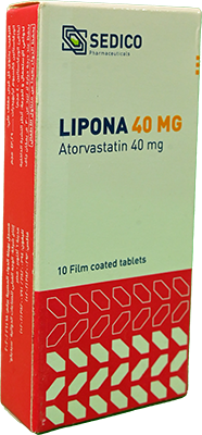 LIPONA 40 MG 10 TABLET