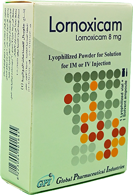 LORNOXICAM  8 MG  IM / IV  VIAL