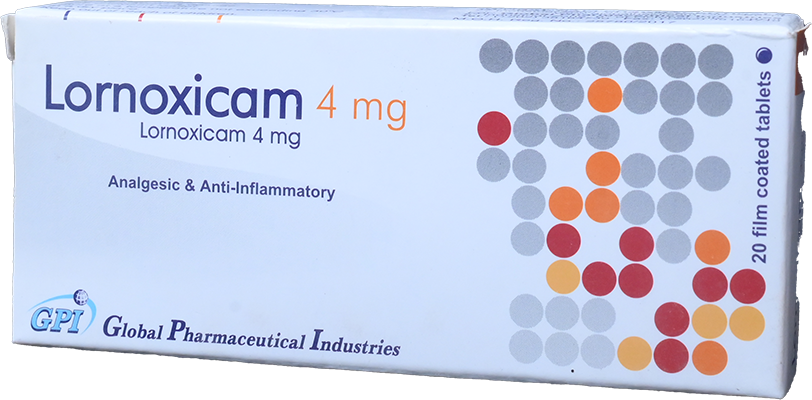 LORNOXICAM 4 MG 20 TABLET