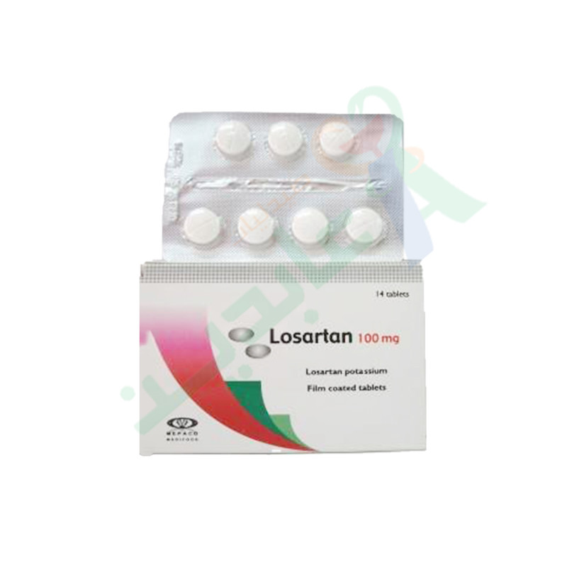 LOSARTAN 100 MG  14 TABLET