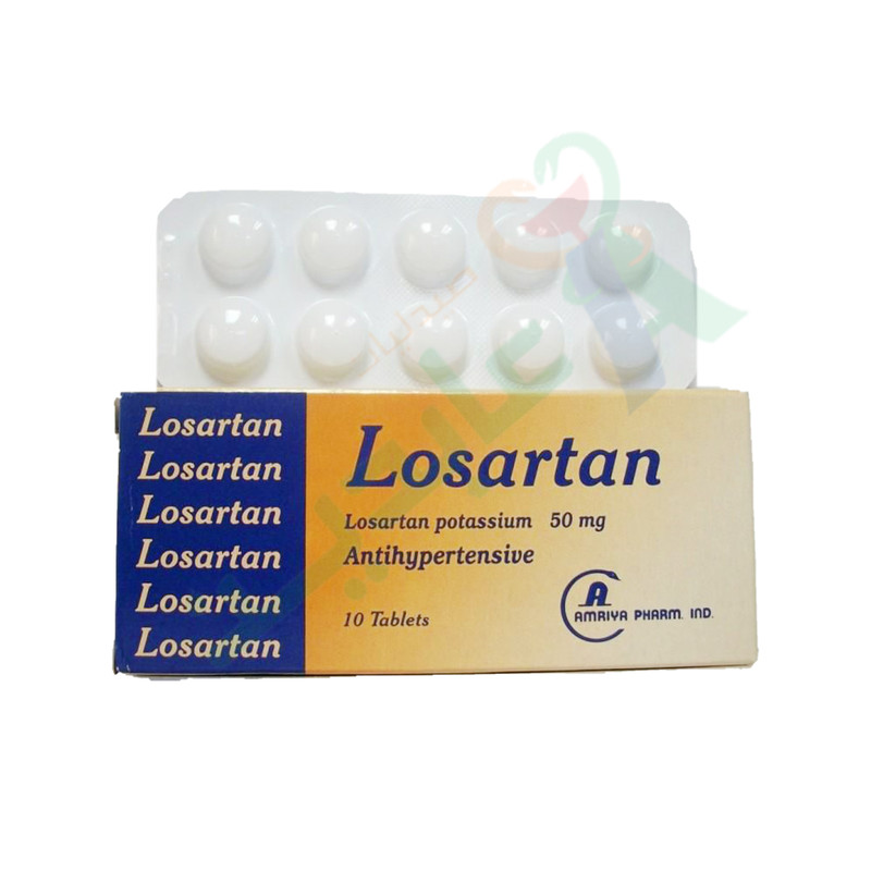 LOSARTAN 50 MG 10 TABLET