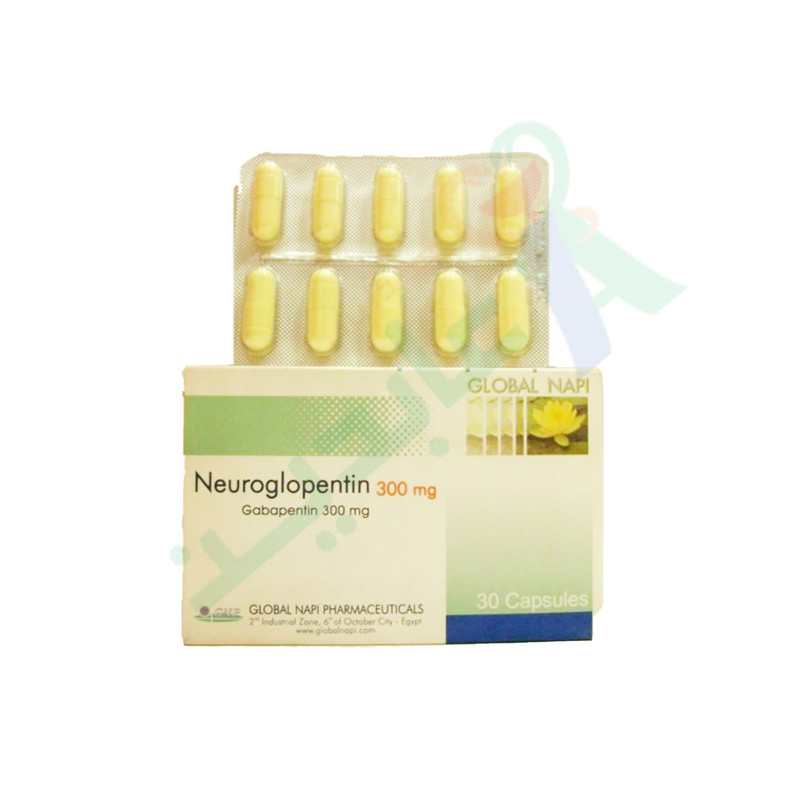 NEUROGLOPENTIN 300 MG 30 CAPSULES