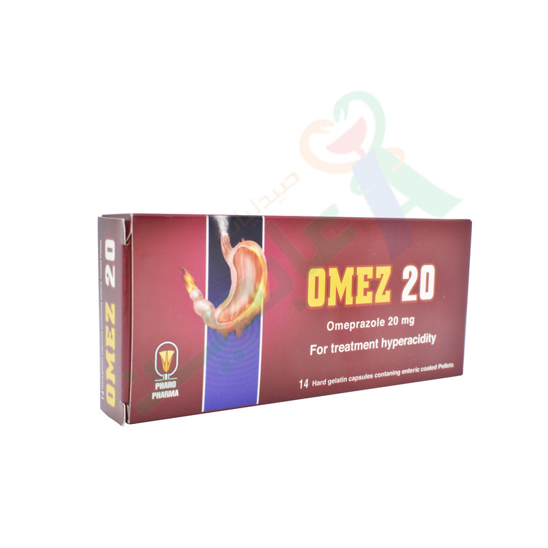 OMEZ 20 MG 14 CAPSULES