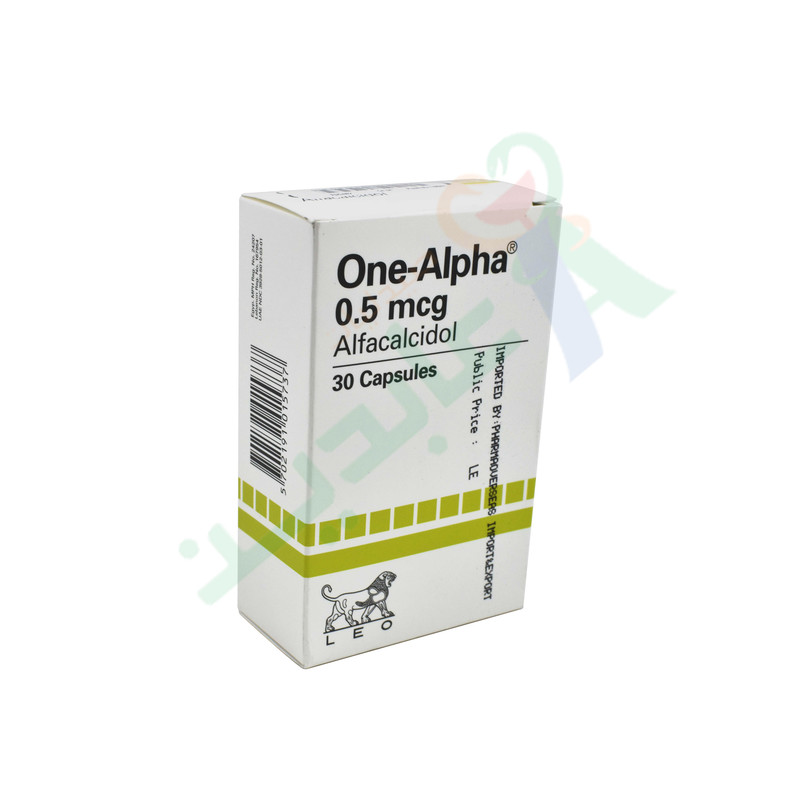 ONE-ALPHA 0.5 MCG 30 CAPSULES