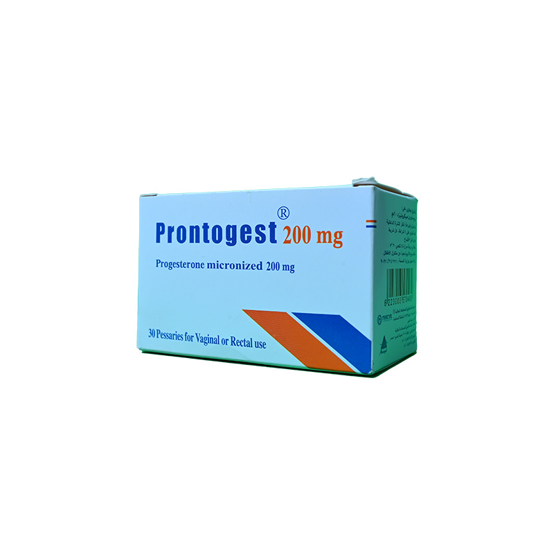 PRONTOGEST 200 MG 30 SUPPOSITORIES