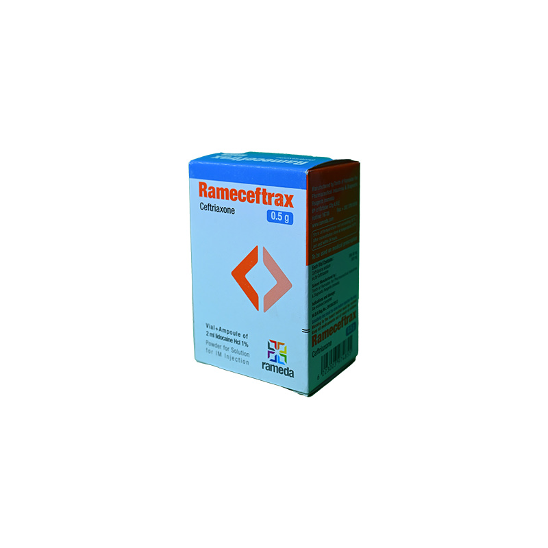 RAMECEFTRAX 500 MG I.M VIAL
