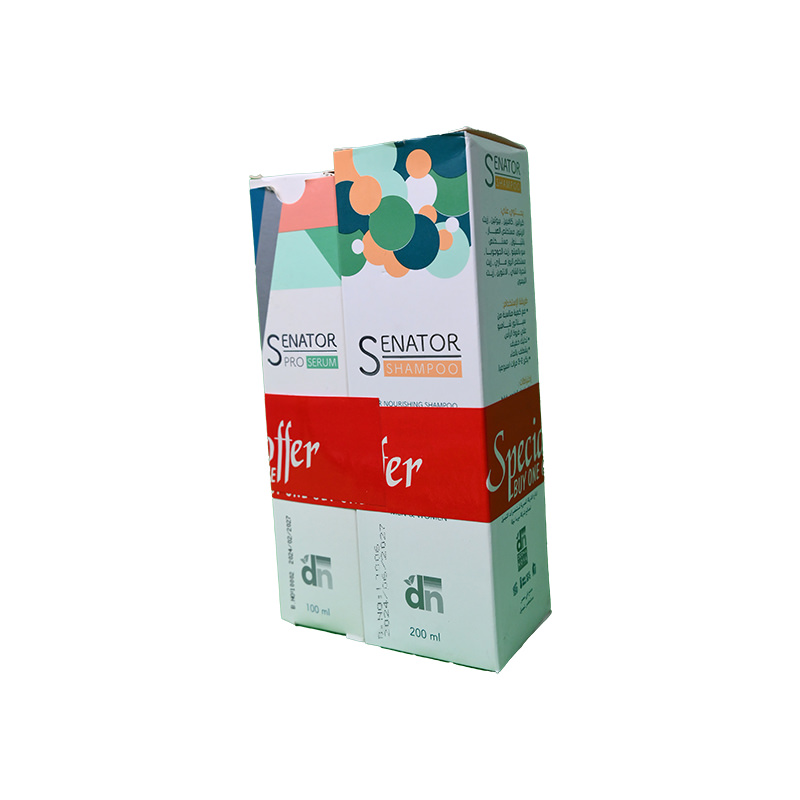 SENATOR EMOLLIENTCREAM200ML+SENATOR SERUM 100ML FREE