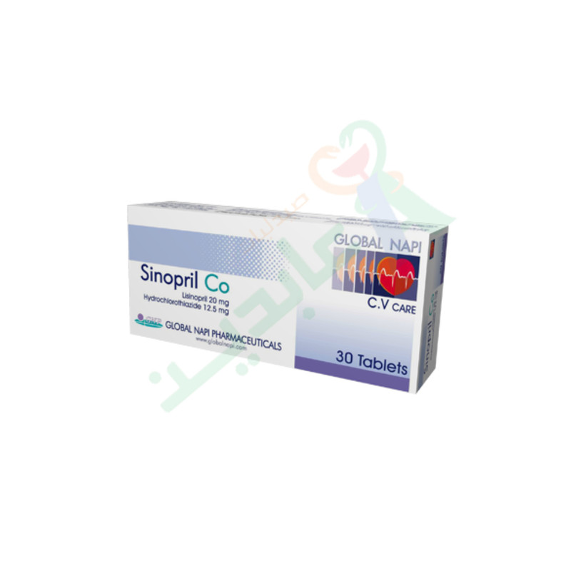 SINOPRIL CO 30 TABLET