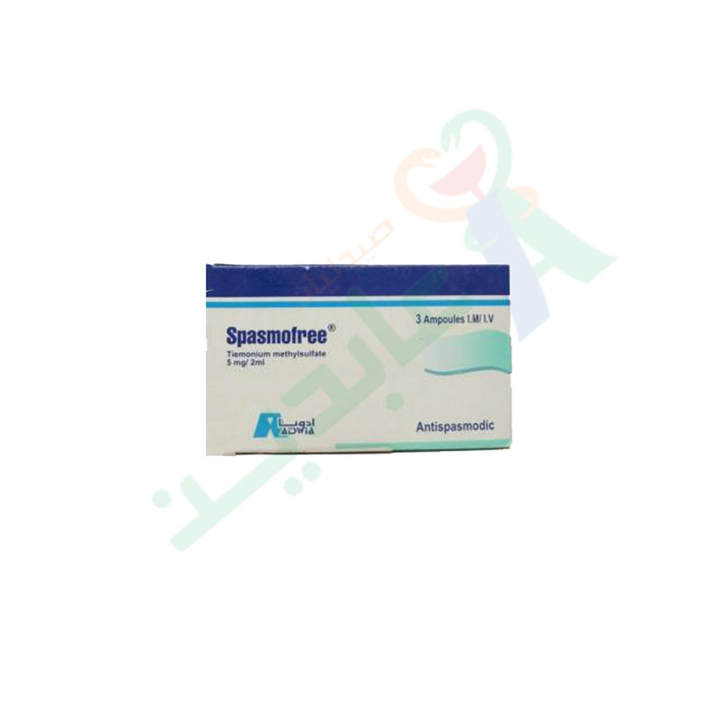 SPASMOFREE 5 MG 3 AMPULES