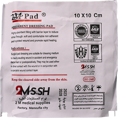 SURG PAD 10X10 CM 1 PIECES