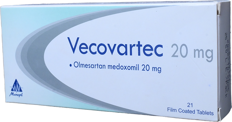 VECOVARTEC 20 MG 21 TABLET
