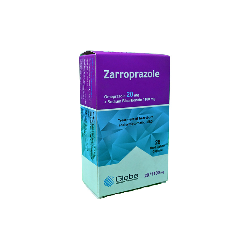 ZARROPRAZOLE 20/1100 MG 28 CAPSULES
