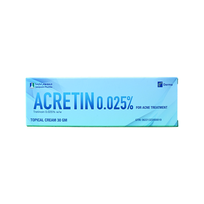 ACRETIN  0.025%  30 GM  CREAM