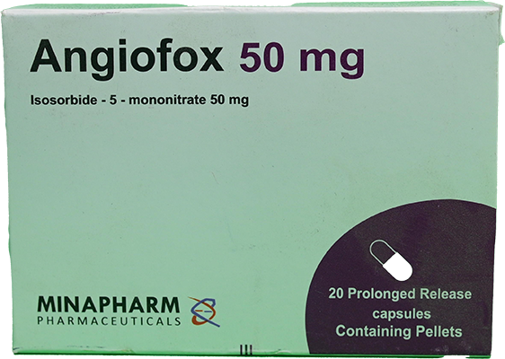 ANGIOFOX 50MG 20 CAPSULES