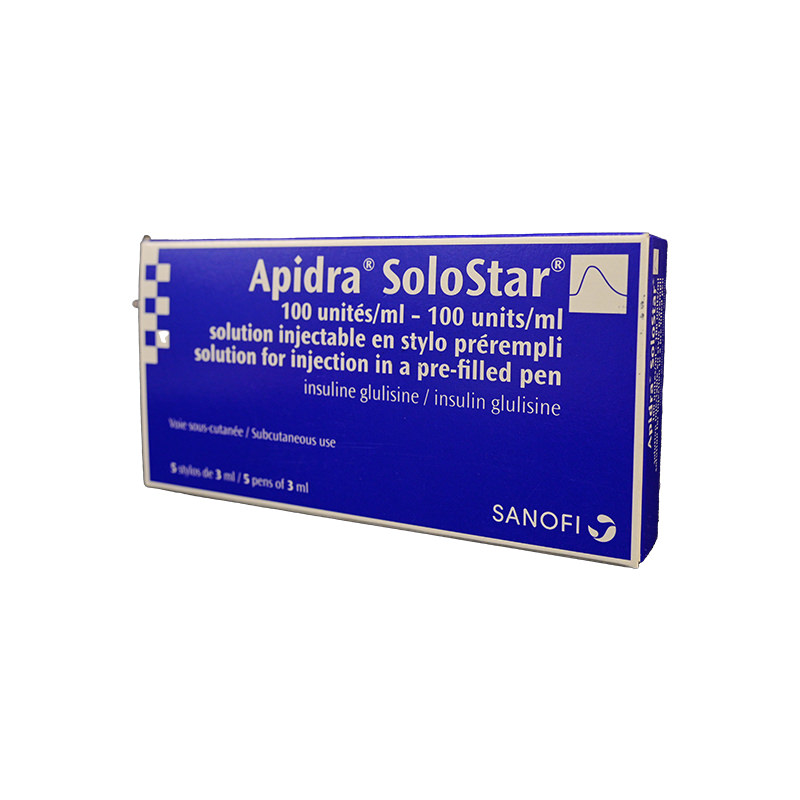 APIDRA  SOLOSTAR  100 U / ML  5 PENS  3 ML