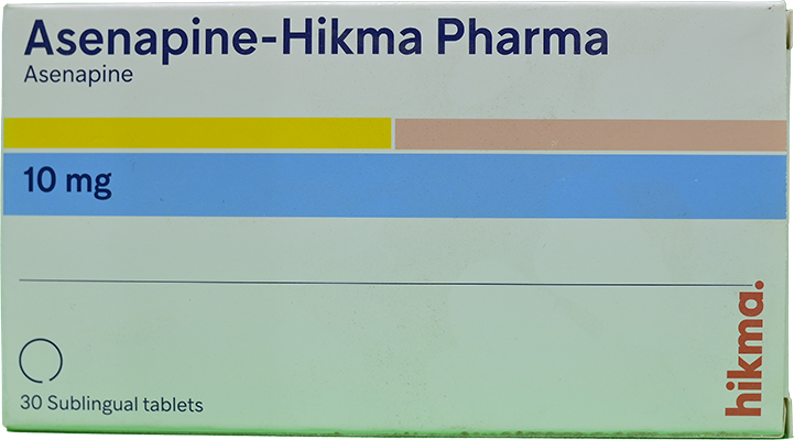 ASENAPINE 10 MG 30 TABLET