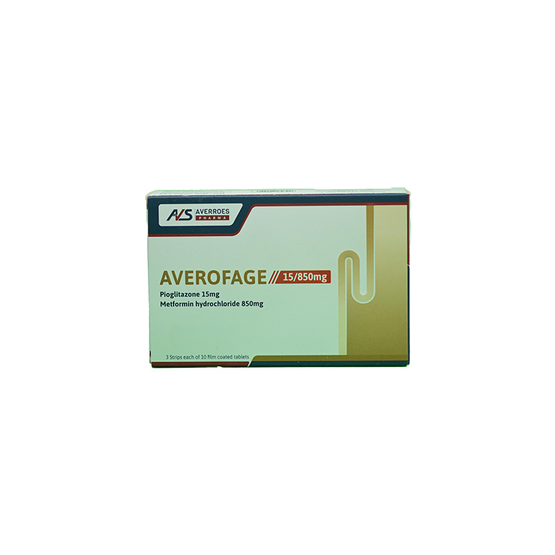 AVEROFAGE 15/850MG 30TABLET