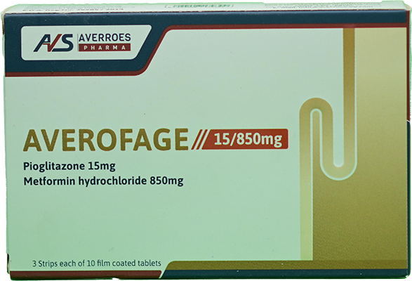 AVEROFAGE 15/850MG 30TABLET