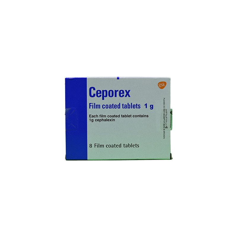 CEPOREX 1 GM 8 TABLET