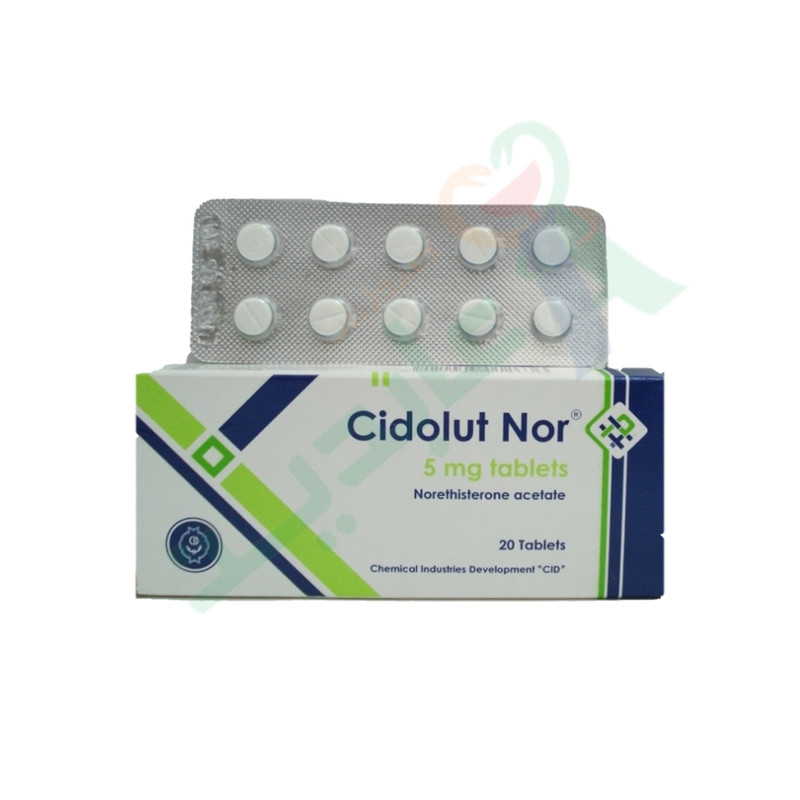 CIDOLUT NOR 5 MG 20 TABLET