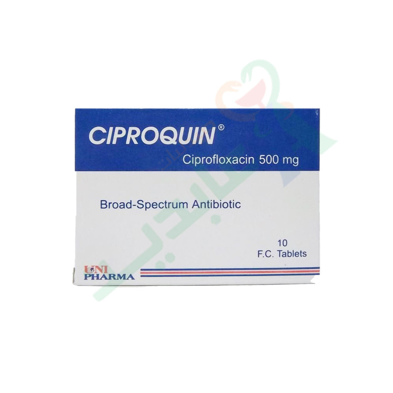 CIPROQUIN 500 MG 10 TABLET