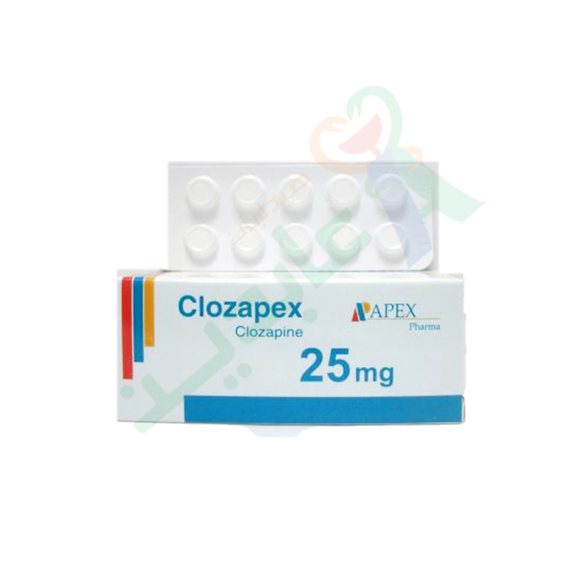 CLOZAPEX 25 MG 50 TABLET