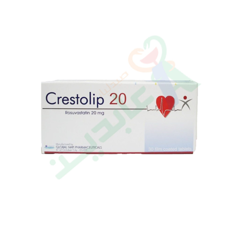 CRESTOLIP 20 MG 30 TABLET