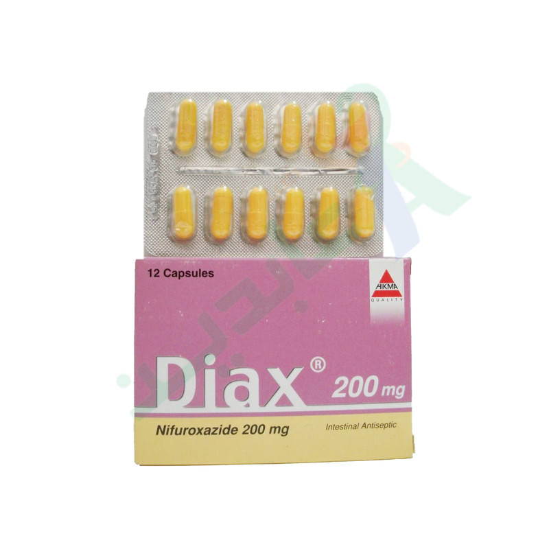 DIAX 200 MG 12 CAPSULES