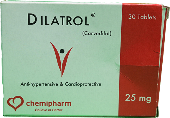 DILATROL 25 MG 30 TABLET