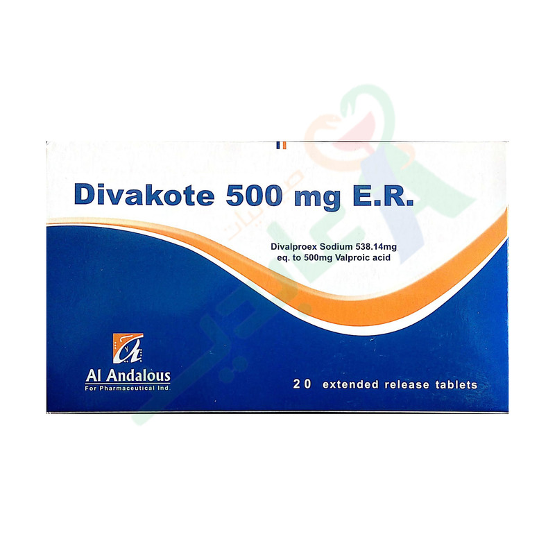 DIVAKOTE ER 500 MG 20 TABLET