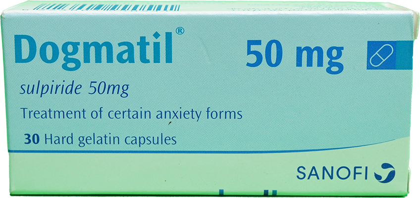 DOGMATIL 50 MG 30 CAPSULES