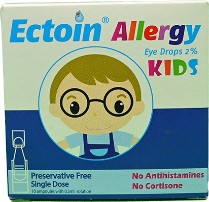 ECTOIN ALLERGY KIDS 2% 0.5 ML 10 AMP EYE DROPS