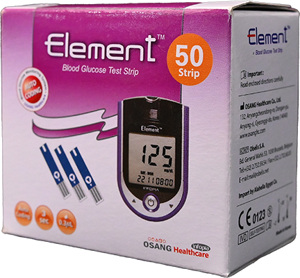 ELEMENT BLOOD GLUCOSE TEST 50 STRIP