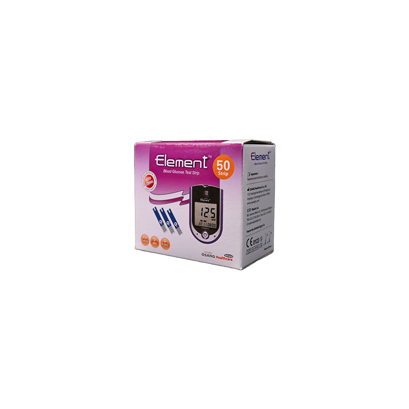 ELEMENT BLOOD GLUCOSE TEST 50 STRIP