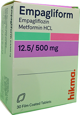 EMPAGLIFORM 12.5/500 MG 30 TABLET