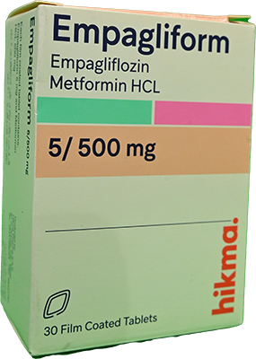 EMPAGLIFORM 5/500 MG 30 TABLET