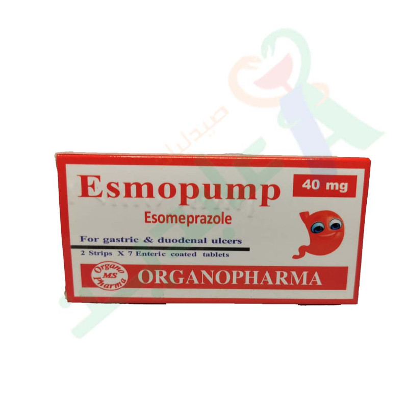 ESMOPUMP 40 MG 14 TABLET