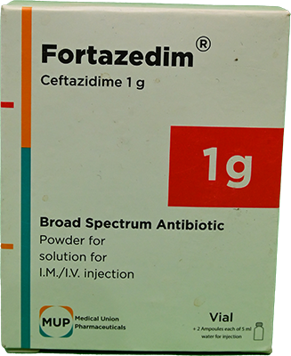 FORTAZEDIM 1GM VIAL