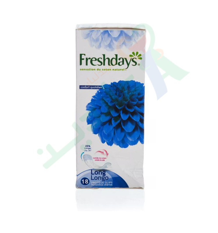 FRESHDAYS NATURAL COTTON LONG LONGO 18 PIECES