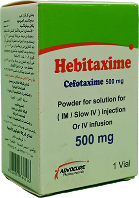 HEBITAXIME 500 MG VIAL