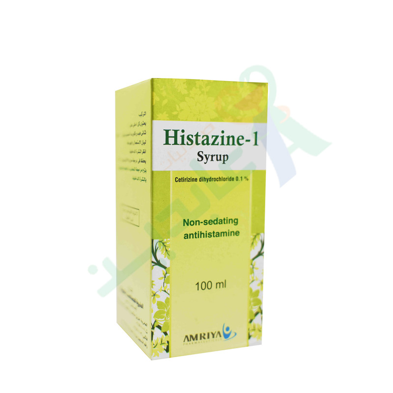 HISTAZINE-1 SYRUP 100 ML--