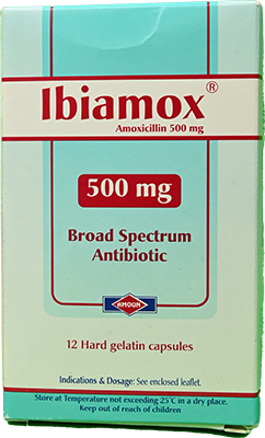 IBIAMOX  500 MG  12 CAPSULES