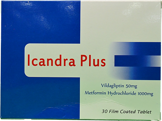 ICANDRA PLUS 50/1000 MG 30 TABLET